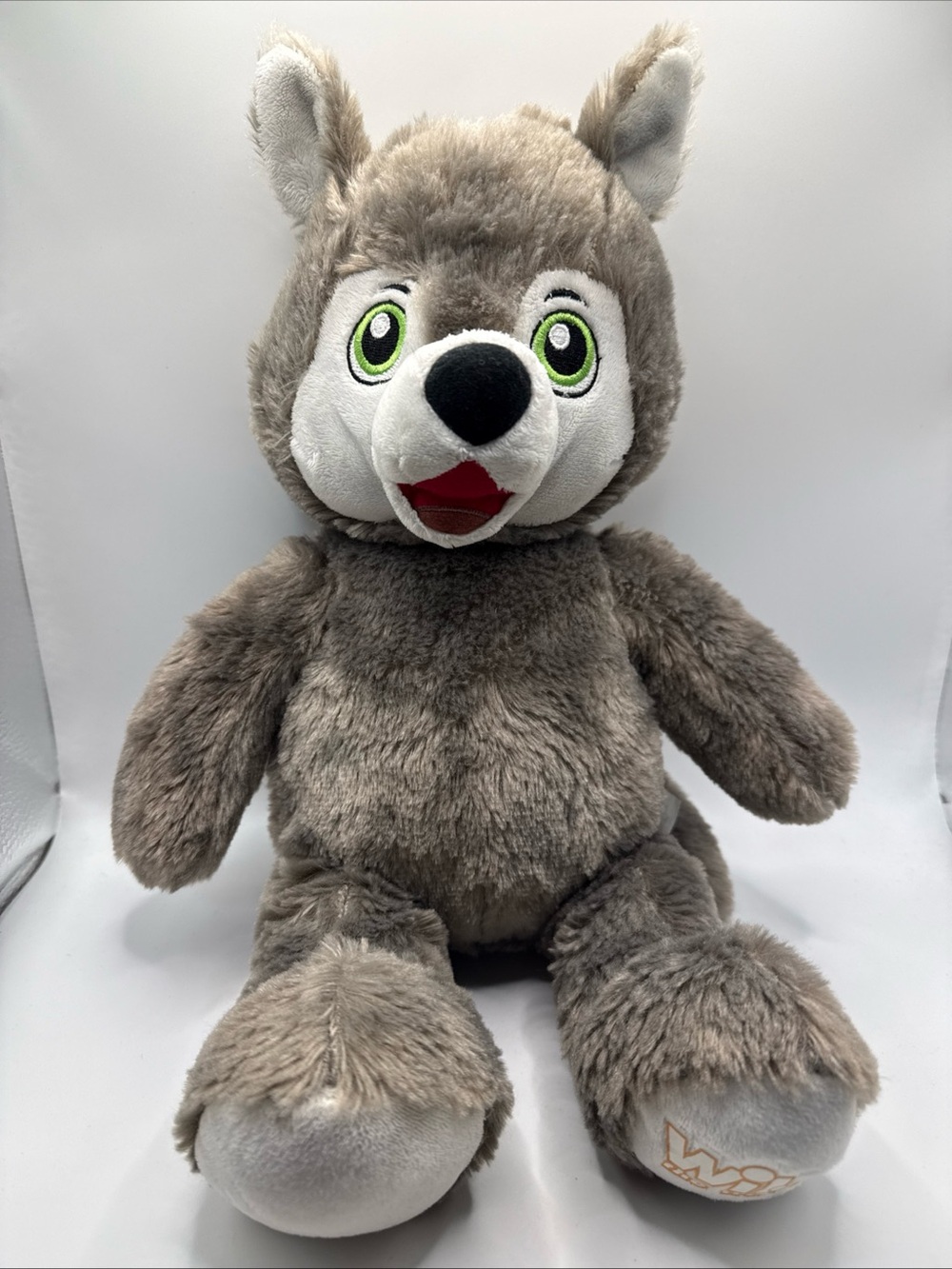 Build A Bear Wiley The Wolf  - Great Wolf Lodge Plush 16" 2019